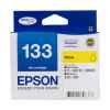 1 x Genuine Epson T1334 133 Yellow Ink Cartridge Standard Yield