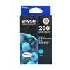 1 x Genuine Epson 200 Cyan Ink Cartridge Standard Yield