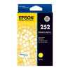 1 x Genuine Epson 252 Yellow Ink Cartridge Standard Yield