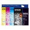 4 Pack Genuine Epson 252XL Ink Cartridge Set (1BK,1C,1M,1Y) High Yield