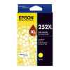 1 x Genuine Epson 252XL Yellow Ink Cartridge High Yield