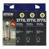 3 x Genuine Epson 277XL Black Ink Cartridge High Yield