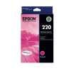 1 x Genuine Epson 220 Magenta Ink Cartridge Standard Yield