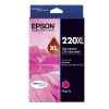 1 x Genuine Epson 220XL Magenta Ink Cartridge High Yield