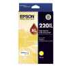 1 x Genuine Epson 220XL Yellow Ink Cartridge High Yield