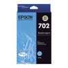 1 x Genuine Epson 702 Cyan Ink Cartridge Standard Yield