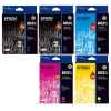 5 Pack Genuine Epson 802XL Ink Cartridge Set (2BK,1C,1M,1Y) High Yield