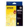 1 x Genuine Epson 802XL Yellow Ink Cartridge High Yield