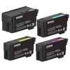 4 Pack Genuine Epson UltraChrome XD2 80ml & 50ml Ink Cartridge Set (1BK,1C,1M,1Y)