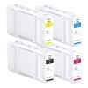 4 Pack Genuine Epson UltraChrome XD2 350ml Ink Cartridge Set (1BK,1C,1M,1Y)