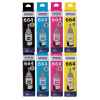 8 Pack Genuine Epson T664 Ink Bottle Set (2BK,2C,2M,2Y)