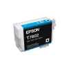 1 x Genuine Epson T7602 760 Cyan Ink Cartridge