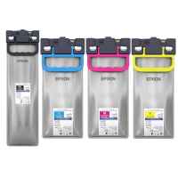 4 Pack Genuine Epson T05A Ink Pack Set (1BK,1C,1M,1Y) Standard Yield