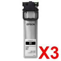 3 x Genuine Epson T12H Black Ink Pack Standard Yield