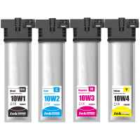 4 Pack Compatible Epson T10W1 T10W2 T10W3 T10W4 Ink Pack Set (1B,1C,1M,1Y) High Yield