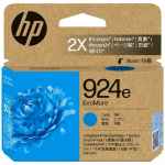 1 x Genuine HP 924e EvoMore Cyan Ink Cartridge 4K0V7NA