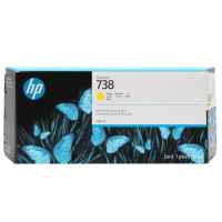 1 x Genuine HP 738 Yellow Ink Cartridge 676M8A