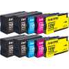 10 Pack Compatible HP 712 Ink Cartridge Set (4BK,2C,2M,2Y) 3ED29A 3ED67A 3ED68A 3ED69A