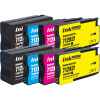 8 Pack Compatible HP 712 Ink Cartridge Set (2BK,2C,2M,2Y) 3ED29A 3ED67A 3ED68A 3ED69A