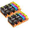 10 Pack Compatible HP 915XL Ink Cartridge Set (4BK,2C,2M,2Y) 3YM22AA 3YM19AA 3YM20AA 3YM21AA