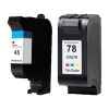 2 Pack Compatible HP 45 & 78 Black & Colour Ink Cartridge Set 51645AA C6578DA