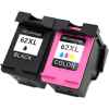 2 Pack Compatible HP 62XL Black & Colour Ink Cartridge Set C2P05AA C2P07AA