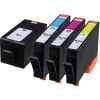 4 Pack Compatible HP 934XL 935XL Ink Cartridge Set (1BK,1C,1M,1Y) C2P23AA C2P24AA C2P25AA C2P26AA