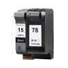 2 Pack Compatible HP 15 & 78 Black & Colour Ink Cartridge Set C6615DA C6578DA