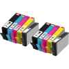 10 Pack Compatible HP 564XL Ink Cartridge Set (2BK,2PBK,2C,2M,2Y) CN684WA CB322WA CB323WA CB324WA CB325WA