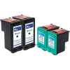 4 Pack Compatible HP 74XL & 75XL Black & Colour Ink Cartridge Set (2BK,2C) CB336WA CB338WA