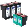 5 Pack Compatible HP 74XL & 75XL Black & Colour Ink Cartridge Set (3BK,2C) CB336WA CB338WA