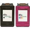 2 Pack Compatible HP 61XL Black & Colour Ink Cartridge Set CH563WA CH564WA