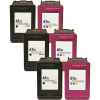 6 Pack Compatible HP 61XL Black & Colour Ink Cartridge Set (3BK,3C) CH563WA CH564WA