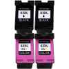 4 Pack Compatible HP 63XL Black & Colour Ink Cartridge Set (2BK,2C) F6U64AA F6U63AA