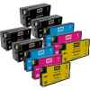 10 Pack Compatible HP 955XL Ink Cartridge Set (4BK,2C,2M,2Y) L0S72AA L0S63AA L0S66AA L0S69AA