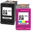 2 Pack Compatible HP 65XL Black & Colour Ink Cartridge Set N9K04AA N9K03AA