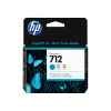 1 x Genuine HP 712 Cyan Ink Cartridge 3ED67A