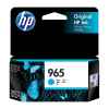 1 x Genuine HP 965 Cyan Ink Cartridge 3JA77AA