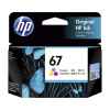 1 x Genuine HP 67 Colour Ink Cartridge 3YM55AA