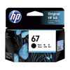 1 x Genuine HP 67 Black Ink Cartridge 3YM56AA