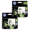 2 Pack Genuine HP 62XL Black & Colour Ink Cartridge Set (1BK,1C) C2P05AA C2P07AA