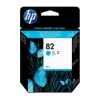 1 x Genuine HP 82 Cyan Ink Cartridge C4911A