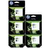 5 Pack Genuine HP 61XL Black & Colour Ink Cartridge Set (3BK,2C) CH563WA CH564WA