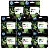 8 Pack Genuine HP 564XL Ink Cartridge Set (2BK,2C,2M,2Y) CN684WA CB323WA CB324WA CB325WA