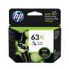 1 x Genuine HP 63XL Colour Ink Cartridge F6U63AA