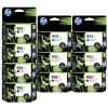 10 Pack Genuine HP 955XL Ink Cartridge Set (4BK,2C,2M,2Y) L0S72AA L0S63AA L0S66AA L0S69AA