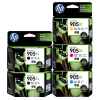 5 Pack Genuine HP 905XL Ink Cartridge Set (2BK,1C,1M,1Y) T6M17AA T6M05AA T6M09AA T6M13AA