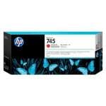 1 x Genuine HP 745 Chromatic Red Ink Cartridge F9K06A