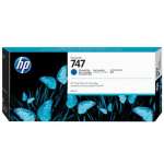 1 x Genuine HP 747 Chromatic Blue Ink Cartridge P2V85A