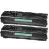 2 x Compatible HP C3906A Toner Cartridge 06A